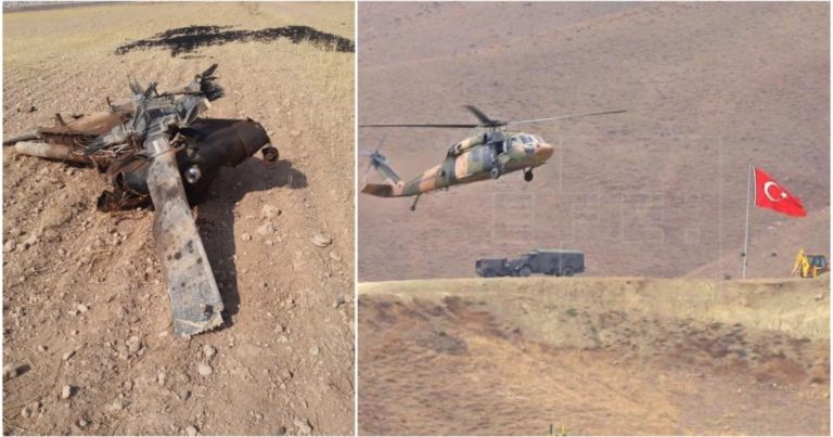 Forcat Kurde rrëzojn një helikopter të ushtrisë turke
