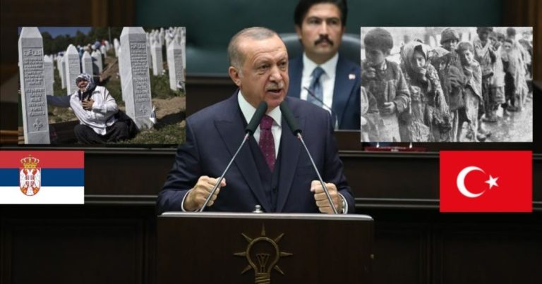 Erdogan në një vi me Serbinë! Sikurse Serbia, që mohon gjenocidin në Srebrenicë, Turqia mohon gjenocidin ndaj armenëve