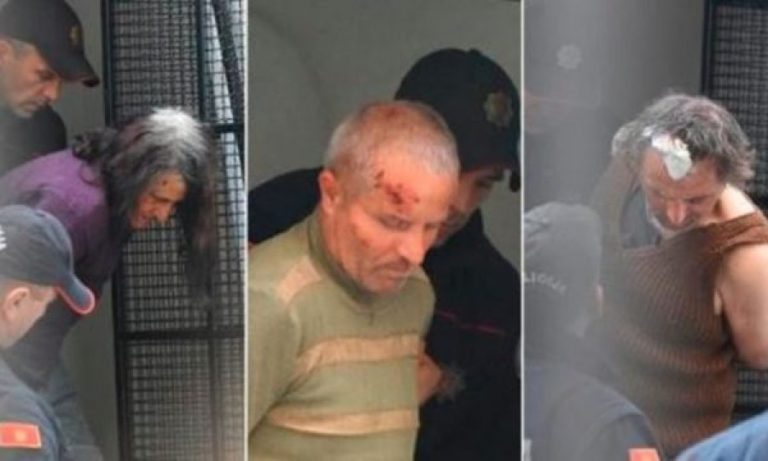 Pamje nga arrestimi i vëllezëreve shqiptarë dhe e ëma që e vranë policin malazez