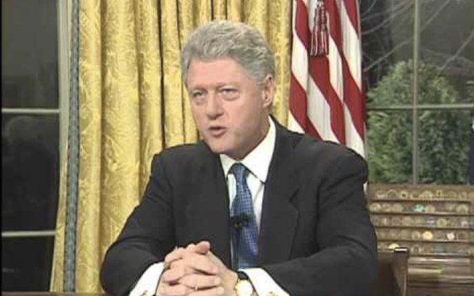 Fjalimi i Bill Clintonit, pak para bombardimeve të NATO-s