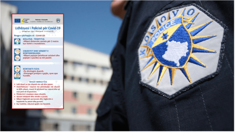 Policia e Kosovës publikon udhëzues për COVID-19