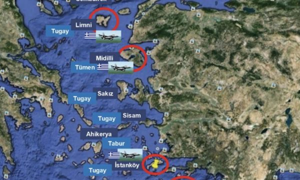 “Në rast lufte, këta janë ishujt e parë grekë që mund të pushtohen”: Harta turke që alarmoi Greqinë