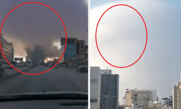 Gjithçka u bë zi për pak sekonda, një shofer sjell video nga momenti i shpërthimi në Bejrut