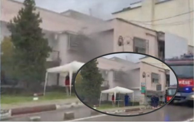 VIDEO/ Tiranë, spitali Covid 3 përfshihet nga zjarri
