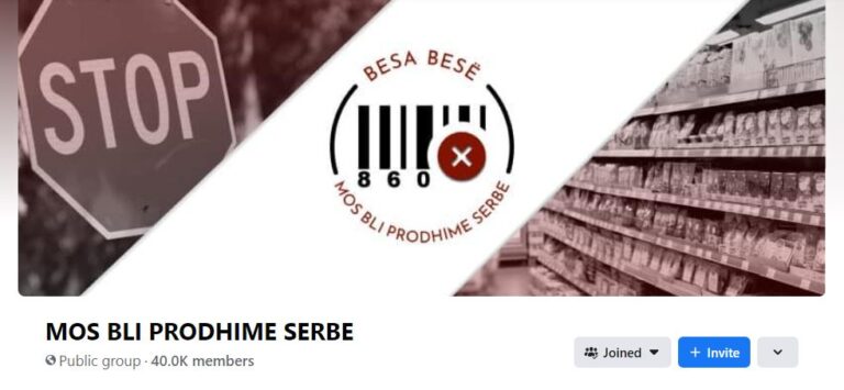 “Mos bli prodhime serbe”, krijohet grup për bojkotimin e produkteve serbe