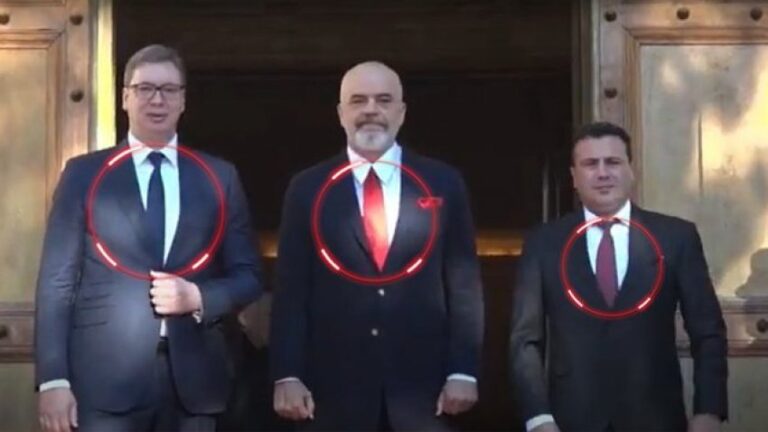 Ky është mesazhi i ‘koduar’ që e dhanë Rama-Vuçiç-Zaev me ngjyrën e kravatës