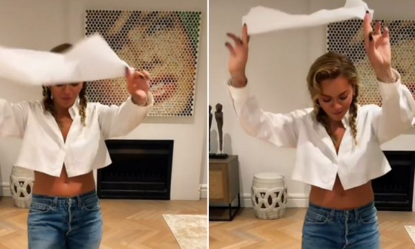 Me shami në dorë, Rita Ora i vë “flakën” TikTok-ut duke kërcyer valle