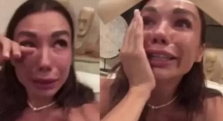 VIDEO/ Blogerja ruse qan me denesë, pasi Instagrami i saj do të bllokohet shkak i sanksioneve