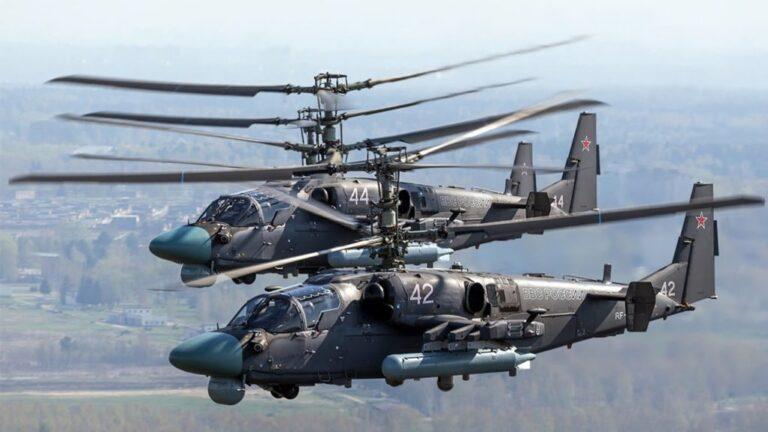 Rrëzohen dy helikopterë rusë Ka-52 “Alligator” në Ukrainë – Një prej pilotëve është kapur i gjallë më pas