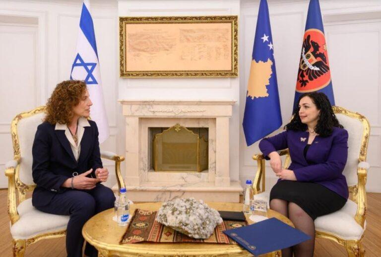 Osmani kërkon nga ambasadorja izraelite heqjen e vizave për kosovarët
