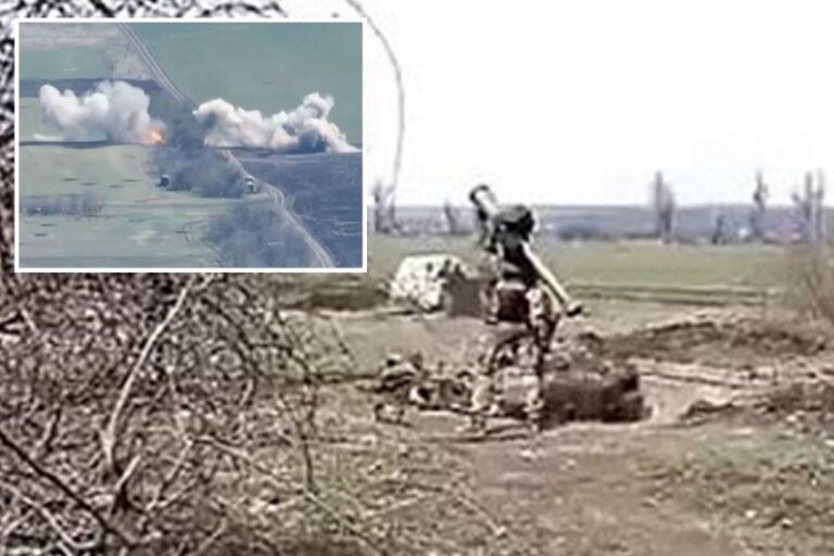 Momenti dramatik: Ushtari ukrainas e rrëzon dronin rus me raketë britanike, kështu ikin trupat e Putinit