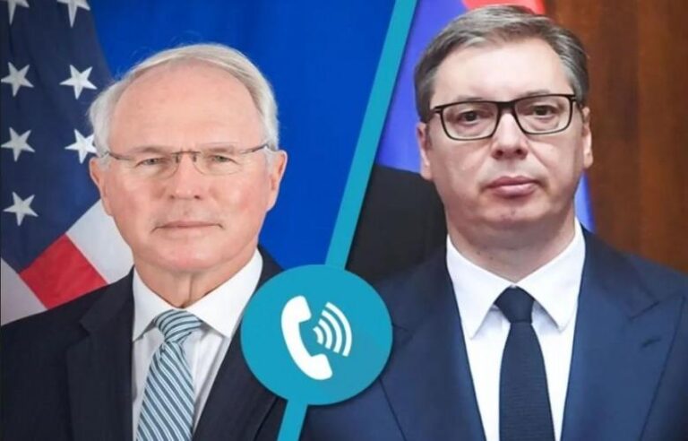 Ambasadori Hill ia bën një telefonatë Vuçiqit, ia jep një porosi të qartë