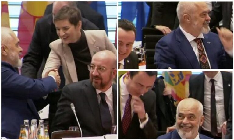 Bërnabiq nuk përshëndetet me Kurtin para samitit në Berlin, kryeministri qesh përkrah Ramës