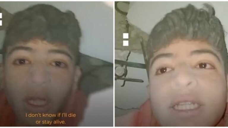 I riu nga Siria reaIizon video nga rrënojat e ndërtesës së shembur, thotë se nuk e di nëse do të vdesë apo mbijetojë